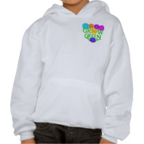Floral Grow Green 2-Sided Kids' Sweatshirts