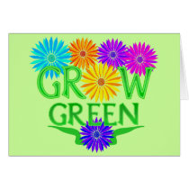 Floral Grow Green Cards