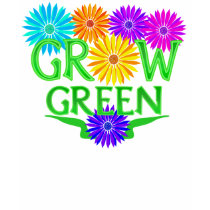 Floral Grow Green Women's Shirts