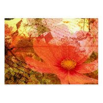 Floral Grunge - Artist Trading Cards business cards