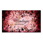 Floral Grunge Business Card