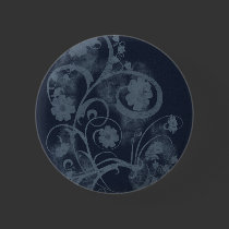 Floral Grunge buttons