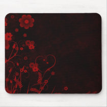 Floral - Grunge Design mousepads