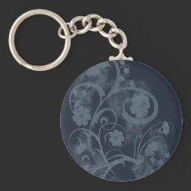 Floral Grunge keychains