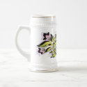 floral grunge leaves mugs