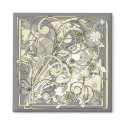 floral grunge magnets