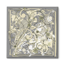 floral grunge magnets