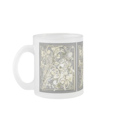 floral grunge mug by VioDeSign