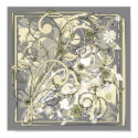 floral grunge posters by VioDeSign floral grunge posters