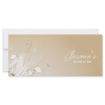 Floral Grunge Rack Card
