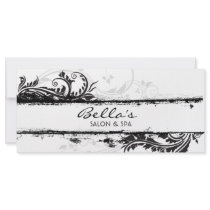Floral Grunge Rack Card