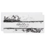 Floral Grunge Rack Card