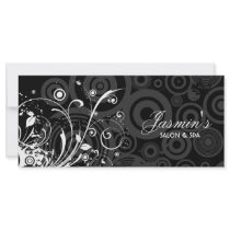 Floral Grunge Rack Card