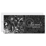 Floral Grunge Rack Card
