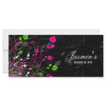 Floral Grunge Rack Card