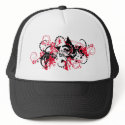 floral grunge stars hats