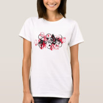 floral grunge stars t-shirts