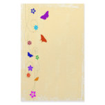 Floral Grunge Stationary stationery