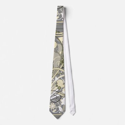 floral grunge tie by VioDeSign