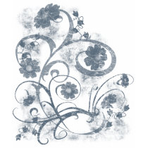 Floral Grunge t-shirts by GothicArt Floral Grunge t-shirts
