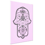 Floral Hamsa Gallery Wrapped Canvas