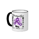 Floral Heart - Fibromyalgia Awareness Month Coffee Mugs