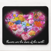 Floral Heart Mousepad