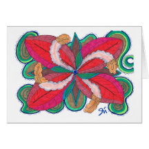 Floral- Hothouse Design Greeting Card