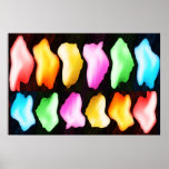 Floral Icebergs - Photoshop Transfusions posters