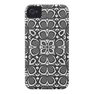 Floral Illusions Pattern iPhone 4 Case-Mate
