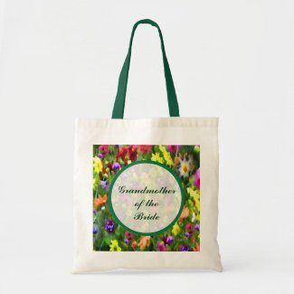 Floral Impressions Grandmother of the Bride Tote Bag