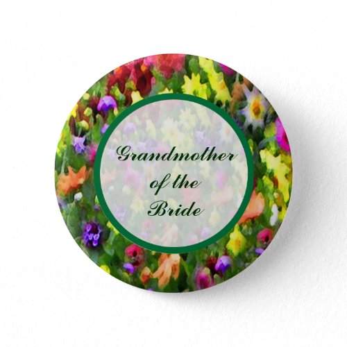 Floral Impressions Grandmother of the Bride Pin