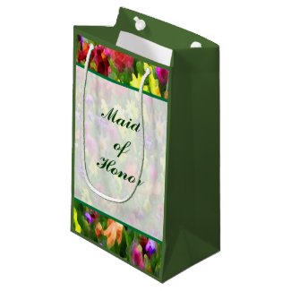 Floral Impressions Maid of Honor Small Gift Bag