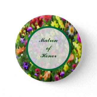 Floral Impressions Matron of Honor Pin