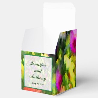 Floral Impressions Wedding Favor Box