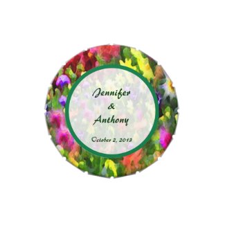 Floral Impressions Wedding Favor Jelly Belly Tins