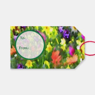Floral Impressions Wedding Pack of Gift Tags