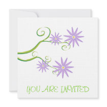 Floral Invitation by wierka Floral Invitation