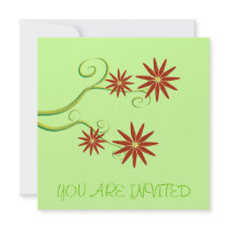 Floral Invitation by wierka Floral Invitation