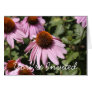 Floral invitations greeting card