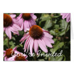 Floral invitations