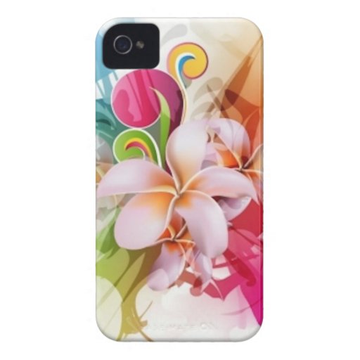 Floral  iPhone 4/4S Case-Mate Barely There™ iPhone 4 Case