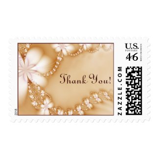Floral Jewel, Thank You! stamp