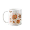 floral jewelry design mugs