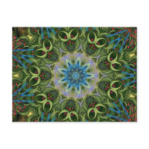 Floral Kaleidoscope 2010 Pocket Calendar postcards by twopurringcats Floral Kaleidoscope 2010 Pocket Calendar postcards