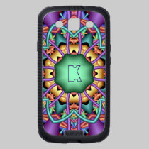 Floral Kaleidoscope and Monogram skinit case