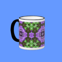 Floral Kaleidoscope mugs