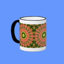 Floral Kaleidoscope mugs