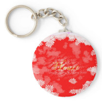 Floral Keychain