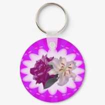Floral Keychain by elenaind Floral Keychain
